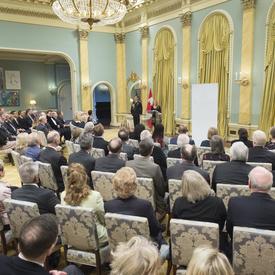 Unveiling of the Canada Post Stamp