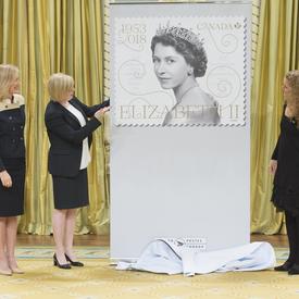 Unveiling of the Canada Post Stamp