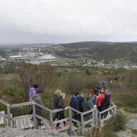 The hike took place at Signal Hill which was the site of St. John’s harbour defences from the 17th century to the Second World War, and where Guglielmo Marconi received the world’s first transatlantic wireless signal in 1901.