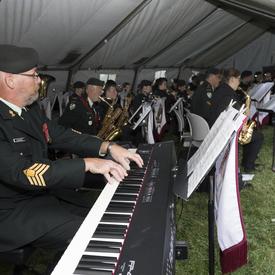 In the evening, Her Excellency attended a public concert given by the Royal Newfoundland Regiment Band on the lawn of Government House.