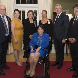During the evening reception, the Governor General presented one Meritorious Service Medal (Civil Division) and two Sovereign's Medals for Volunteers to three recipients.