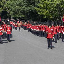 Inspection of the Ceremonial Guard