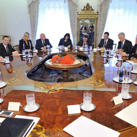 Rencontre avec le président de la République de Slovénie