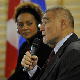 STATE VISIT TO THE REPUBLIC OF CROATIA - Discussion with youth at Vukovar School 