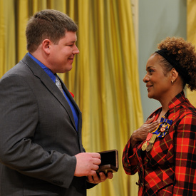 Cérémonie inaugurale de la Médaille du sacrifice