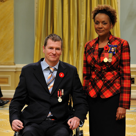 Cérémonie inaugurale de la Médaille du sacrifice
