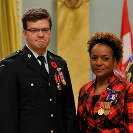 Cérémonie inaugurale de la Médaille du sacrifice