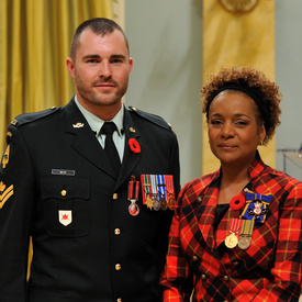 Cérémonie inaugurale de la Médaille du sacrifice