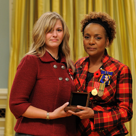 Cérémonie inaugurale de la Médaille du sacrifice