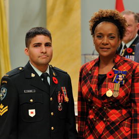 Cérémonie inaugurale de la Médaille du sacrifice