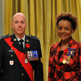 Cérémonie inaugurale de la Médaille du sacrifice