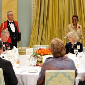 VISIT OF THE PRINCE OF WALES AND THE DUCHESS OF CORNWALL - Official Dinner 