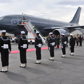 STATE VISIT TO UNITED MEXICAN STATES - Arrival in Mexico City