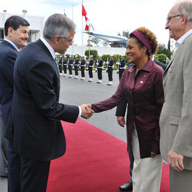 VISITE D'ÉTAT AUX ÉTATS-UNIS DU MEXIQUE - Arrivée à Mexico