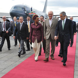 VISITE D'ÉTAT AUX ÉTATS-UNIS DU MEXIQUE - Arrivée à Mexico