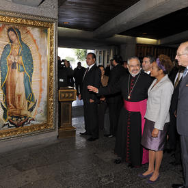 VISITE D'ÉTAT AUX ÉTATS-UNIS DU MEXIQUE - Visite de la Basilique Notre-Dame de la Guadeloupe