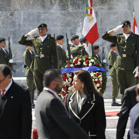 STATE VISIT TO THE UNITED MEXICAN STATES - Wreath-Laying Ceremony at Los Niños Héroes de Chapultepec