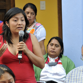 VISITE D'ÉTAT AUX ÉTATS-UNIS DU MEXIQUE - Table ronde à San Cristóbal au Chiapas