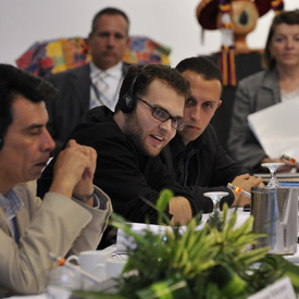 VISITE D'ÉTAT EN RÉPUBLIQUE DU GUATEMALA - Table ronde avec des ONG, la société civile et des leaders indigènes 