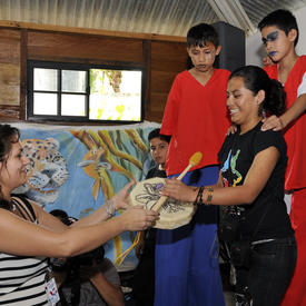 VISITE D'ÉTAT EN RÉPUBLIQUE DU GUATEMALA - Jeunes de Caracol