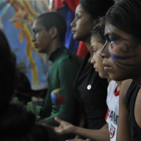VISITE D'ÉTAT EN RÉPUBLIQUE DU GUATEMALA - Jeunes de Caracol