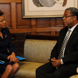Meeting with the Prime Minister of Haiti
