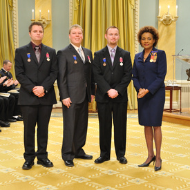 Decorations for Bravery Ceremony