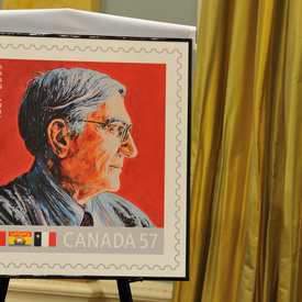 Unveiling of Roméo LeBlanc Stamp
