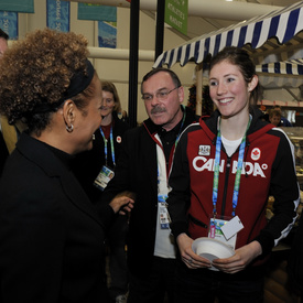 Lunch at the Olympic Village in Vancouver
