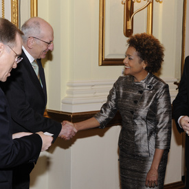 Reception with heads of State and heads of Government