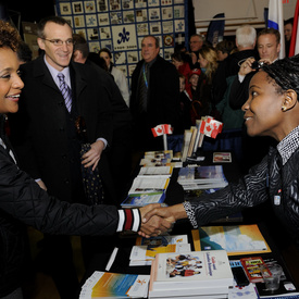 Visit to Place de la Francophonie