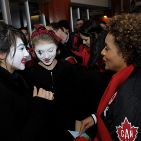 Visit to Place de la Francophonie
