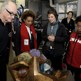 Visit to Place de la Francophonie