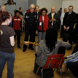 Visit to Place de la Francophonie