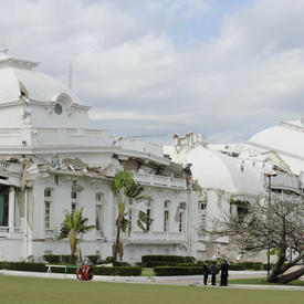 VISIT TO HAITI - Meeting with President Préval