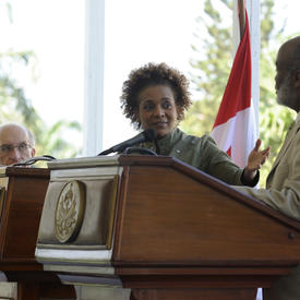 VISIT TO HAITI - Meeting with President Préval