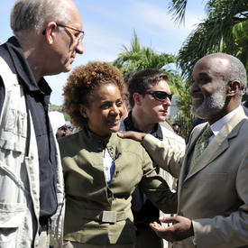 VISIT TO HAITI - Meeting with President Préval