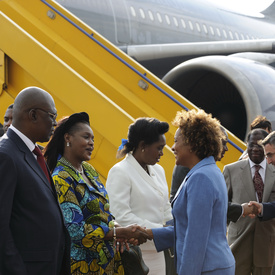 STATE VISIT TO CONGO - Arrival and meeting with Prime Minister