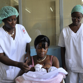 STATE VISIT TO CONGO - Visit to Ngaliema Clinic