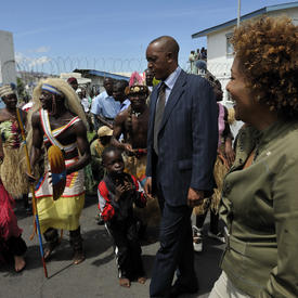 STATE VISIT TO CONGO - Arrival in Goma