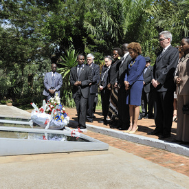STATE VISIT TO RWANDA - Visit to Gisozi Centre