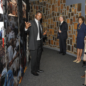 STATE VISIT TO RWANDA - Visit to Gisozi Centre