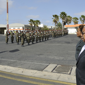 OFFICIAL VISIT TO CAPE VERDE - Arrival and joint statement