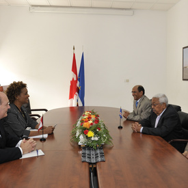 OFFICIAL VISIT TO CAPE VERDE - Arrival and joint statement