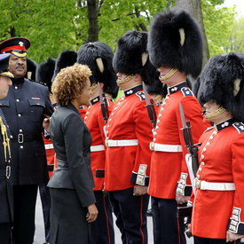 Visit to the Canadian Grenadier Guards in Montréal