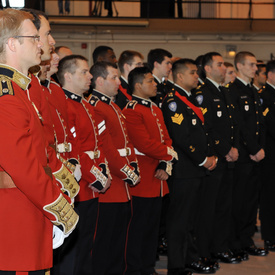 Visite des Canadian Grenadier Guards à Montréal