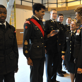 Visit to the Canadian Grenadier Guards in Montréal