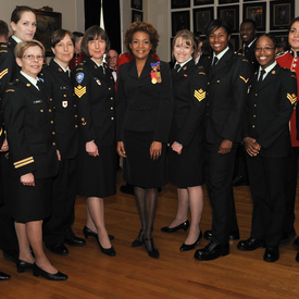 Visit to the Canadian Grenadier Guards in Montréal