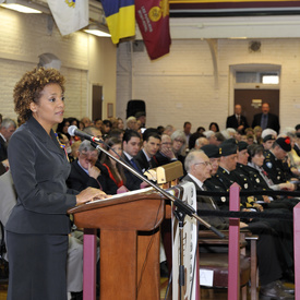 Visit of the Fusiliers Mont-Royal in Montréal