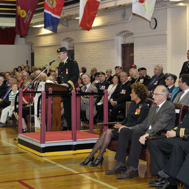 Visit of the Fusiliers Mont-Royal in Montréal